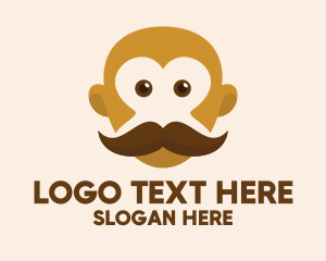 Hairdo - Old Mustache Barber logo design