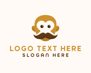 Hairdo - Old Mustache Barber logo design