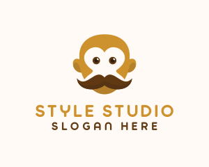 Hairdo - Old Mustache Barber logo design