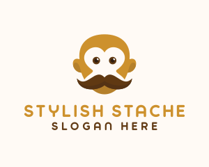 Old Mustache Barber logo design