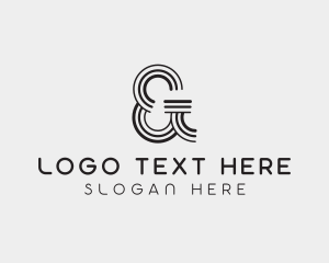 Modern - Stylish Ampersand Type logo design