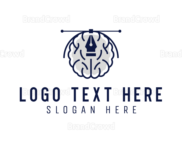 Creative Designer Brain Logo