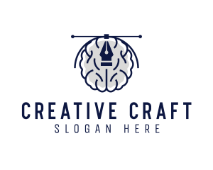 Designer - Creative Designer Brain logo design
