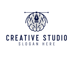 Designer - Creative Designer Brain logo design