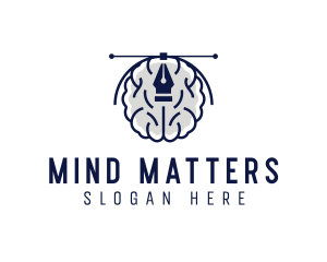 Neurological - Creative Designer Brain logo design