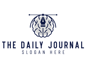 Journal - Creative Designer Brain logo design