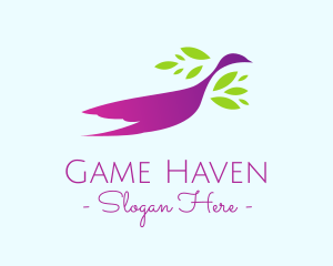 Bird - Purple Bird Conservation logo design