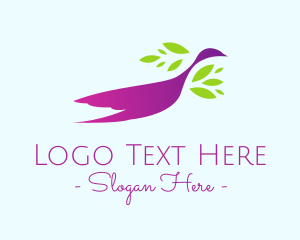 purple bird-logo-examples