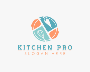 Baking Desserts Kitchen logo design