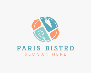 Baking Desserts Kitchen logo design