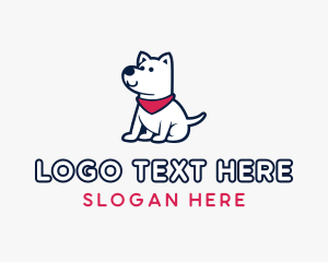 Dog Bone - Puppy Pet Grooming logo design