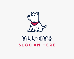 Puppy Pet Grooming Logo