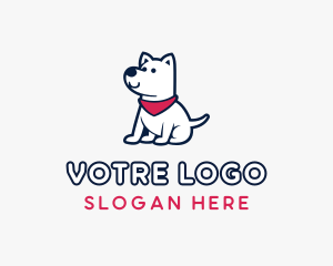 Domesticated Animal - Puppy Pet Grooming logo design