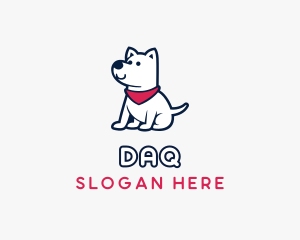 Red Dog - Puppy Pet Grooming logo design