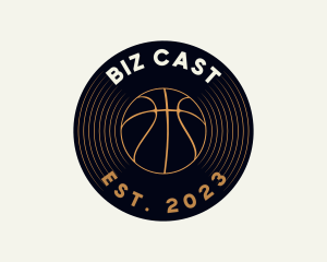 Player - Basketball Vinyl Record logo design