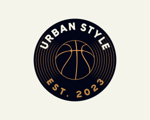 Dj - Basketball Vinyl Record logo design
