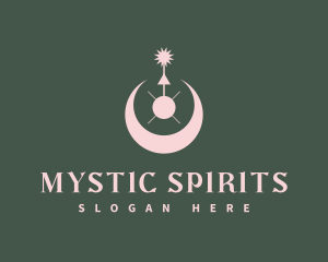 Spiritual Astral Moon logo design