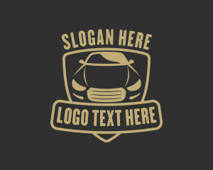 Beige - Car Sedan Motorsport logo design