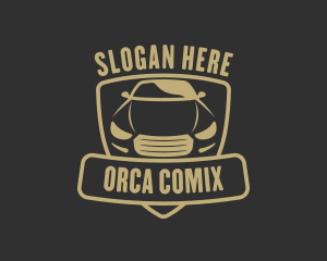 Drag Racing - Car Sedan Motorsport logo design