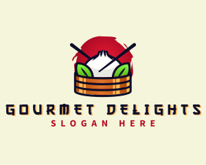 Dumpling Dim Sum Cuisine logo design