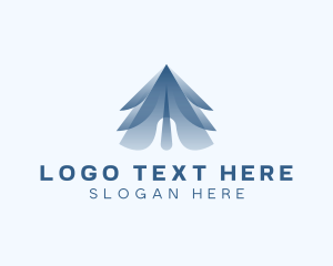 Paper Plane - Plane Logistics Freight logo design