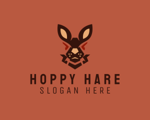 Wild Hare Shield logo design