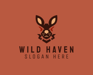 Wild Hare Shield logo design