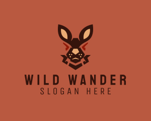 Wild Hare Shield logo design