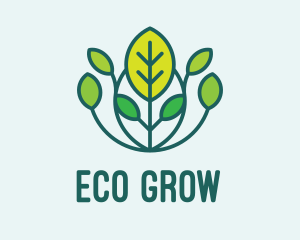 Growing Plant Garden  logo design