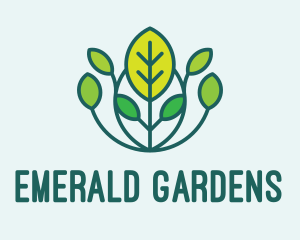 Growing Plant Garden  logo design