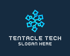 Tentacle - Tech Gadget Electronics logo design