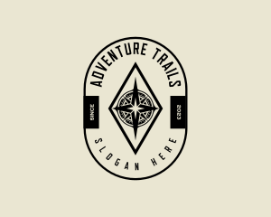 Adventure Navigator Compass logo design