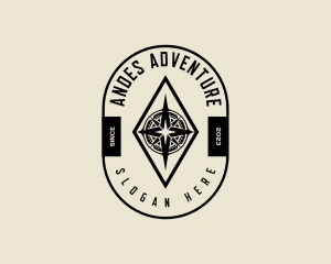 Adventure Navigator Compass logo design