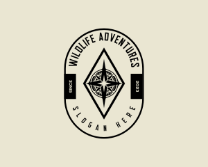 Adventure Navigator Compass logo design