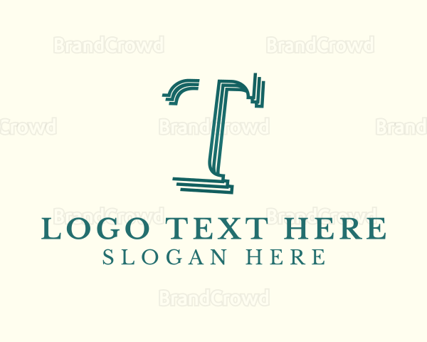 Professional Corporate  Letter T Logo