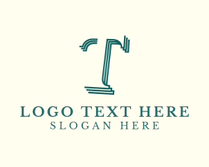 Professional Corporate  Letter T Logo