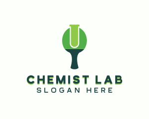 Chemist - Table Tennis Paddle Lab logo design