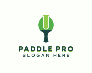 Table Tennis Paddle Lab logo design