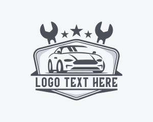 Drive - Race Car Mechanic logo design