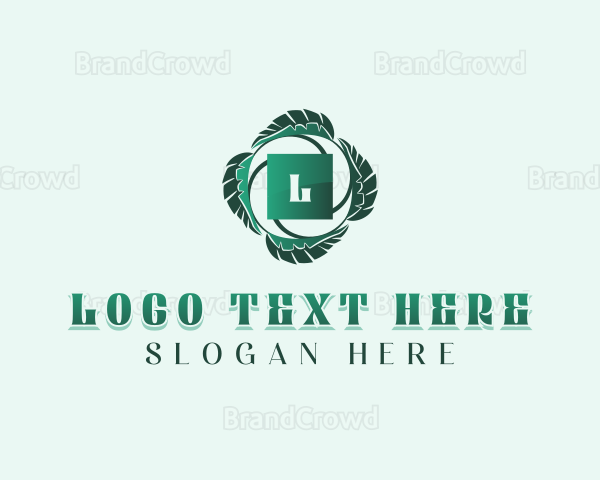 Botanical Garden Wellness Logo