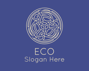Celtic Leaf Decoration  Logo