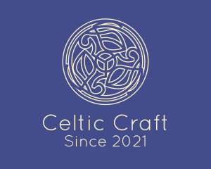 Gaelic - Celtic Leaf Decoration logo design