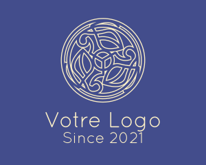 Decoration - Celtic Leaf Decoration logo design