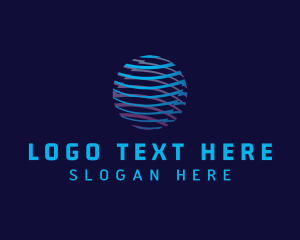 Telecom - Global Sphere Agency logo design