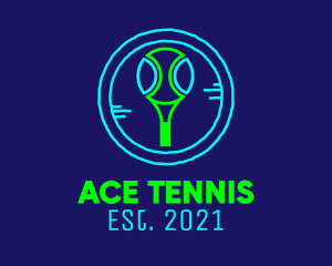 Tennis - Tennis Racket Sports logo design