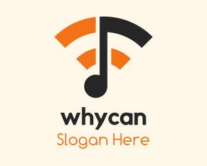 Wifi Musical Note Logo