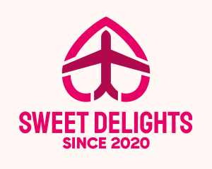 Pink Honeymoon Travel  logo design