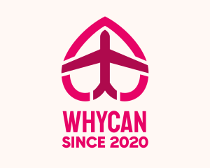 Air Transport - Pink Honeymoon Travel logo design