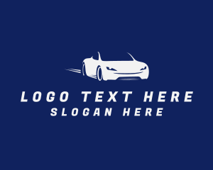 Speed - Convertible Fast Car logo design