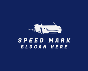 Convertible Fast Car logo design